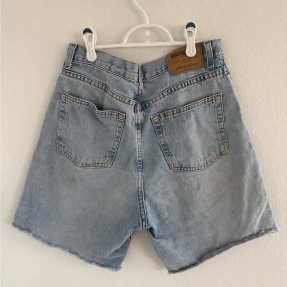 Eddie Bauer High Waisted Denim Shorts - Picture 3 of 12